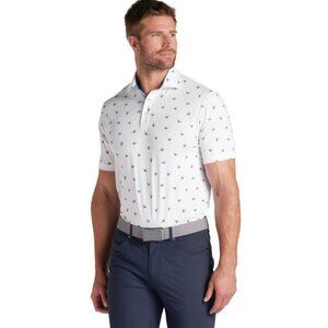 Puma Golf Cloudspun Butterflies Mens Golf Polo